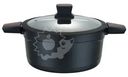 Кастрюля с антипригарным покрытием с крышкой Маркет Home, 2.5л
