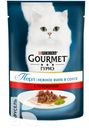 Корм GOURMET PERLE для кошек, 85г в ассортименте