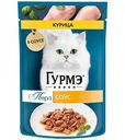 Корм для взрослых кошек Гурмэ Перл Курица в соусе, 75 г