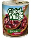 Фасоль Global Village красная в собственном соку 400г