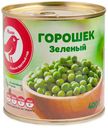 Горошек зеленый АШАН, 400 г