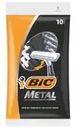 Бритва мужская одноразовая "Metal", BIC, 10 шт.