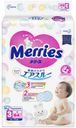 Подгузники Merries M (6-11 кг) с индикатором наполнения 64 шт