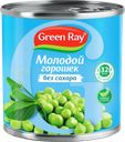Горошек ГРИН РЭЙ молодой без сахара, 400г