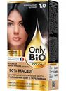 Крем-краска для волос стойкая Only Bio Color 1.0 Роскошный черный, 115 мл
