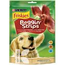 Лакомство Friskies Beggin strips для взрослых собак, с ароматом бекона, 120г