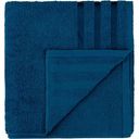 Полотенце махровое Линии цвет индиго, 50х80см