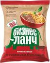 Лапша Биг Ланч Бизнес ланч яичная с говяжьим бульоном быстрого приготовления 60г