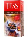 Чай Tess Pleasure чёрный с шиповником и яблоком в пакетиках, 25х1.5г