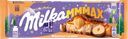 Шоколад молочный MILKA Wholenut Caramel с карамелью и обжаренным цельным фундуком, 300г