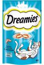 Лакомство Dreamies С лососем подушечки для взрослых кошек 60г