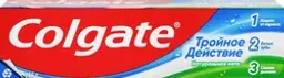Зубная паста COLGATE Тройное действие Натуральная мята для защиты от кариеса, удаления потемнений с зубов и свежего дыхания