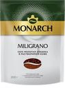 Кофе растворимый с добавлением молотого MONARCH Miligrano натуральный сублимированный, 200г