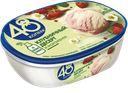 Мороженое 48КОПЕЕК ванночка молочное клубничный десерт, 491г