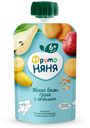 Пюре ФрутоНяня яблоко-груша-банан с печеньем с 6 месяцев 90 г