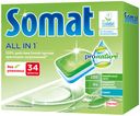 Таблетки для посудомоечных машин Somat Про нейчер, 34шт.