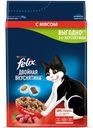 Корм для кошек Felix Двойная вкуснятина с мясом, 3 кг