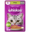 Влажный корм Whiskas для кошек паштет с уткой, 75г