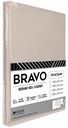 Простыня 2-спальная Bravo поплин цвет: сиреневый, 180×215 см