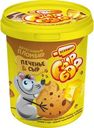 Пломбир двухсл.СЫР БОР печенье-сыр 300г ведро