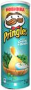 Чипсы Pringles картофельные сметана-зелень, 165г