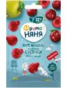 Кусочки ФрутоНяня фруктовые из яблок и вишни с 12 месяцев, 15г