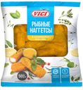 Наггетсы Vici из филе хека в золотистой корочке замороженные, 500г