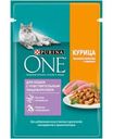 Корм Purina ONE для кошек с чувствительным пищеварением Курица Морковь 75г