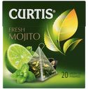 Чай зеленый Curtis Fresh Mojito в пирамидках 1,8 г х 20 шт