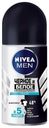 Антиперспирант шариковый для тела Nivea Men Черное и белое невидимый Fresh против следов на одежде мужской 50 мл