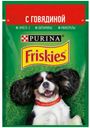 Корм для собак Friskies кусочки с говядиной в подливе, 85 г