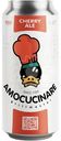 Пивной напиток Amocucinare Cherry Ale осветленный пастеризованный фильтрованный 4,5%, 450мл