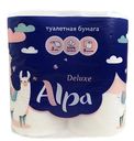 Туалетная бумага Alpa 3-слойная, 8 рулонов, 20 м, белая