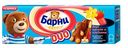 Пирожное Медвежонок Барни Duo бисквитное со вкусом ванили и клубники 30 г х 5 шт