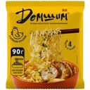 Лапша Домшим быстрого приготовления с куриным бульоном 90г