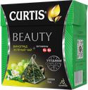 Чай зеленый CURTIS Beauty ароматизированный средний лист, 15пирамидок
