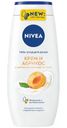 Гель-уход Nivea для душа Крем абрикос, 250мл