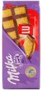 Шоколад Milka молочный с печеньем LU, 87 г