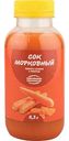Сок морковный прямого отжима с мякотью, 300мл