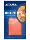 Форель Agama радужная слабосолёная филе-кусок с кожей, 180г