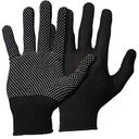 Перчатки нейлоновые ПВХ Сибртех чёрные, XL