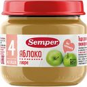 Пюре Semper Яблоко с 4 месяцев, 80 г