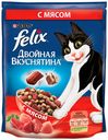 Корм для кошек ФЕЛИКС, сухой, Двойная вкуснятина, мясо, 750г
