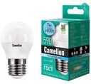 Лампа светодиодная Camelion Е27 нейтральный свет, шар, 7Вт