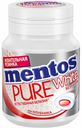 Жевательная резинка Mentos Pure White Клубника 54 г