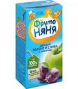 Нектар ФрутоНяня Яблоко и слива с мякотью, с 5 месяцев, 0,2 л