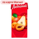 ЛЮБИМЫЙ Напиток Абрикос/Груша 0,95л т/пак(Лебедянский):12