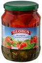 Ассорти овощное Globus томаты и огурцы, 720 мл
