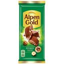 Шоколад молочный ALPEN GOLD, с фундуком, 85г