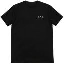 Футболка мужская Горы в сердце черная, размер 52